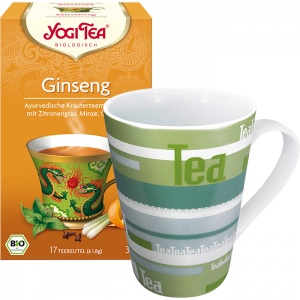 Cadou Ceai Ginseng Yogi Tea și Cana Dimineți cu ceai