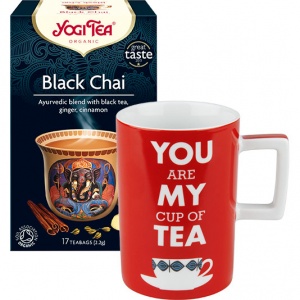 Set cadou Ceai negru ecologic Yogi Tea și Cană You Are My Cup of Tea