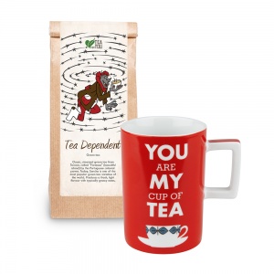 Set cadou Ceai Tea Dependent Demmers Teehaus și Cană You Are My Cup of Tea
