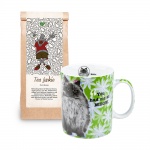 Set cadou Ceai Tea Junkie Demmers Teehaus și Cană Meow